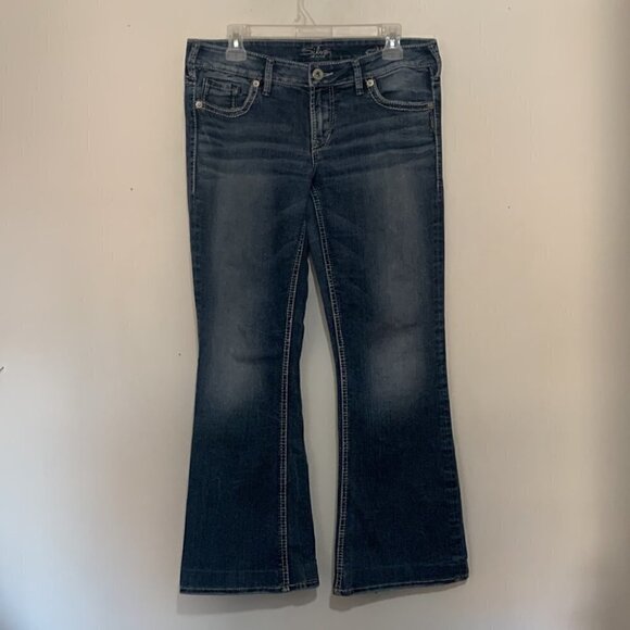 Vintage Silver Jeans Aiko Bootcut Low Rise Denim W31 L33 Y2K 2000s 2010s - Picture 2 of 12